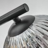 Ripoll Plafoniera, Lampada a sfera Chiaro, Grigio fumo, 3-Luci