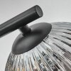Ripoll Plafoniera, Lampada a sfera Ambrato, Chiaro, Grigio fumo, 3-Luci