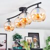 Koyoto Plafoniera, Lampada a sfera Ambrato, 4-Luci