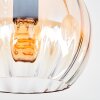 Koyoto Plafoniera, Lampada a sfera Ambrato, Chiaro, 4-Luci