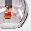 Koyoto Plafoniera, Lampada a sfera Grigio fumo, 4-Luci