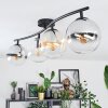Gastor Plafoniera, Lampada a sfera Ambrato, Chiaro, Grigio fumo, 4-Luci