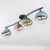 Gastor Plafoniera, Lampada a sfera Blu, Verde, Chiaro, Ramato, 4-Luci