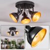 Toren Plafoniera, Faretto da soffitto Cromo, Nero, 3-Luci