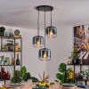 Lauden Lampadario a sospensione, Lampada a sospensione Blu, Chiaro, 3-Luci