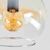 Koyoto Plafoniera, Lampada a sfera Ambrato, Chiaro, Grigio fumo, 4-Luci