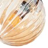 Chehalis Plafoniera, Lampada a sfera Ambrato, Grigio fumo, 4-Luci
