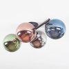 Chehalis Plafoniera, Lampada a sfera Blu, Cromo, Verde, Ramato, Grigio fumo, 4-Luci
