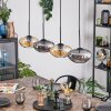 Mertola Lampadario a sospensione, Lampada a sospensione Ambrato, Grigio fumo, 4-Luci
