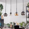 Koyoto Lampadario a sospensione, Lampada a sfera, Lampada a sospensione Ambrato, Chiaro, Grigio fumo, 4-Luci