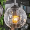 Koyoto Lampadario a sospensione, Lampada a sfera, Lampada a sospensione Ambrato, Chiaro, Grigio fumo, 4-Luci
