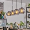 Koyoto Lampadario a sospensione, Lampada a sfera, Lampada a sospensione Grigio fumo, 4-Luci