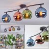 Koyoto Plafoniera, Lampada a sfera Blu, Verde, Ramato, 4-Luci