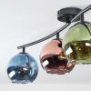 Koyoto Plafoniera, Lampada a sfera Blu, Verde, Ramato, 4-Luci