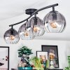 Koyoto Plafoniera, Lampada a sfera Chiaro, Grigio fumo, 4-Luci