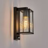 Tourega Lampada da parete per esterno, Applique Nero, 1-Luce, Sensori di movimento