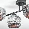 Ripoll Plafoniera, Lampada a sfera Cromo, Grigio fumo, 3-Luci