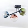 Chehalis Plafoniera, Lampada a sfera Blu, Verde, Chiaro, Ramato, 3-Luci