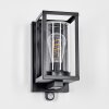 Portalis Lampada da parete per esterno, Applique Nero, 1-Luce, Sensori di movimento