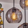 Koyoto Lampadario a sospensione, Lampada a sfera, Lampada a sospensione Grigio fumo, 4-Luci