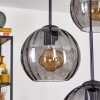Koyoto Lampadario a sospensione, Lampada a sfera, Lampada a sospensione Grigio fumo, 4-Luci