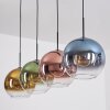 Koyoto Lampadario a sospensione, Lampada a sfera, Lampada a sospensione Blu, Oro, Verde, Chiaro, Ramato, 4-Luci