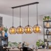 Koyoto Lampadario a sospensione, Lampada a sfera, Lampada a sospensione Ambrato, 4-Luci