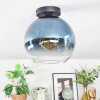 Koyoto Plafoniera, Lampada a sfera 25 cm Blu, Chiaro, 1-Luce