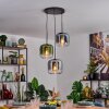 Lauden Lampadario a sospensione, Lampada a sospensione Blu, Verde, Chiaro, Grigio fumo, 3-Luci