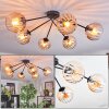 Koyoto Plafoniera, Lampada a sfera 77.5 cm Ambrato, Chiaro, 6-Luci