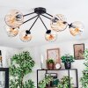 Koyoto Plafoniera, Lampada a sfera 77.5 cm Ambrato, Chiaro, 6-Luci