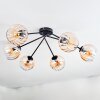Koyoto Plafoniera, Lampada a sfera 77.5 cm Ambrato, Chiaro, 6-Luci