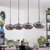Mertola Lampadario a sospensione, Lampada a sospensione Grigio fumo, 4-Luci