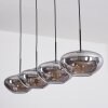 Mertola Lampadario a sospensione, Lampada a sospensione Grigio fumo, 4-Luci