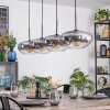 Mertola Lampadario a sospensione, Lampada a sospensione Chiaro, Grigio fumo, 4-Luci