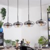 Mertola Lampadario a sospensione, Lampada a sospensione Chiaro, Grigio fumo, 4-Luci
