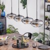 Mertola Lampadario a sospensione, Lampada a sospensione Chiaro, Grigio fumo, 4-Luci