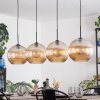 Koyoto Lampadario a sospensione, Lampada a sfera, Lampada a sospensione Ambrato, 4-Luci