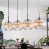 Koyoto Lampadario a sospensione, Lampada a sfera, Lampada a sospensione Ambrato, Chiaro, 4-Luci