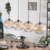 Koyoto Lampadario a sospensione, Lampada a sfera, Lampada a sospensione Ambrato, Chiaro, 4-Luci