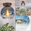 Koyoto Plafoniera, Lampada a sfera 20 cm Blu, Chiaro, 1-Luce
