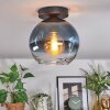 Koyoto Plafoniera, Lampada a sfera 20 cm Blu, Chiaro, 1-Luce