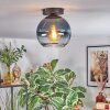 Koyoto Plafoniera, Lampada a sfera 20 cm Blu, Chiaro, 1-Luce