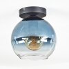 Koyoto Plafoniera, Lampada a sfera 20 cm Blu, Chiaro, 1-Luce