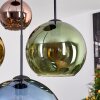 Koyoto Lampadario a sospensione, Lampada a sfera, Lampada a sospensione 35 cm Blu, Oro, Verde, Ramato, 4-Luci