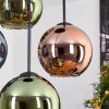 Koyoto Lampadario a sospensione, Lampada a sfera, Lampada a sospensione Blu, Verde, Ramato, 4-Luci
