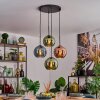 Koyoto Lampadario a sospensione, Lampada a sfera, Lampada a sospensione Blu, Verde, Ramato, 4-Luci