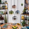 Lauden Lampadario a sospensione, Lampada a sfera, Lampada a sospensione Blu, Verde, Chiaro, Ramato, Grigio fumo, 4-Luci