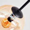 Koyoto Plafoniera, Lampada a sfera 77.5 cm Ambrato, Chiaro, Grigio fumo, 6-Luci