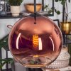Koyoto Lampadario a sospensione, Lampada a sfera, Lampada a sospensione Chiaro, Ramato, 1-Luce